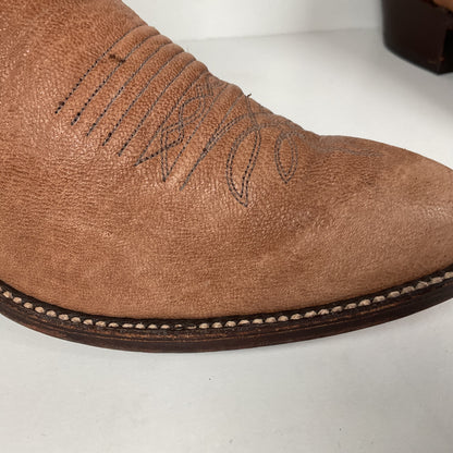 Vintage Dan Post Elk Skin Cowboy Boots | USA Made | Men’s 9.5 D