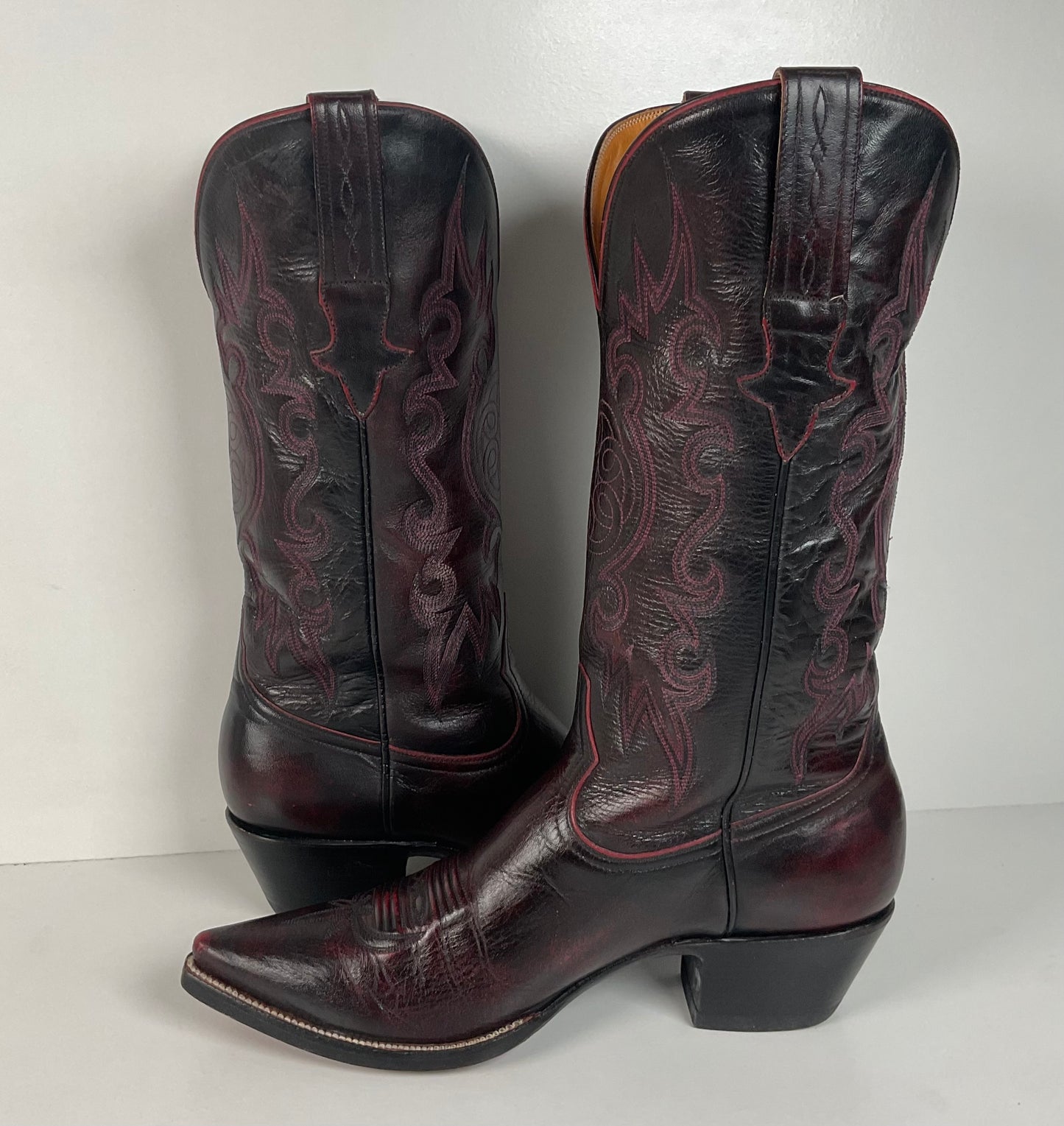 Heritage Boot Company | Black Cherry Cowgirl Boots | Women’s 9