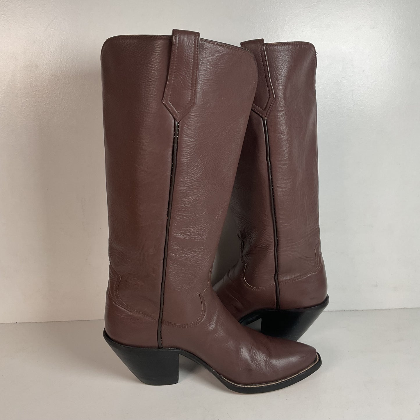 Custom Tall Top Cowboy Boots 11 Wide Shooter Style