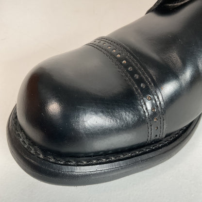 Vintage Double H Cap Toe Jump Boots 10.5 D USA Made Old School Panco Soles
