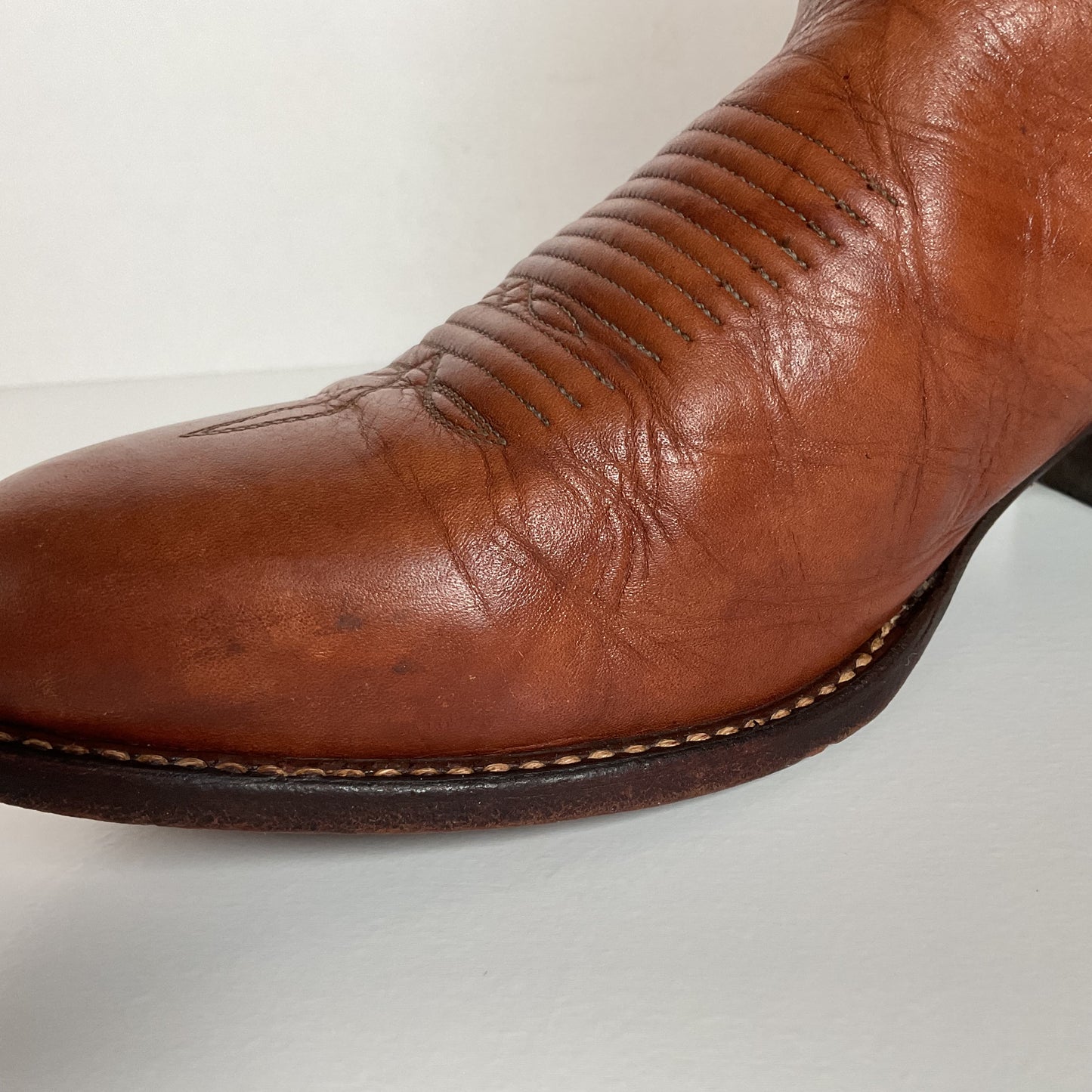 Vintage El Dorado Cowboy Boots | Chocolate Cow | Men’s 11.5 D