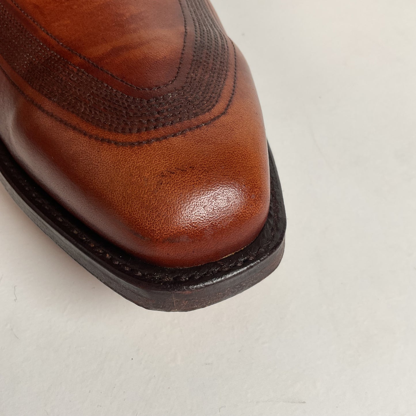 Vintage Dan Post French Toe Cowboy Boots | 1970s | 10.5 D