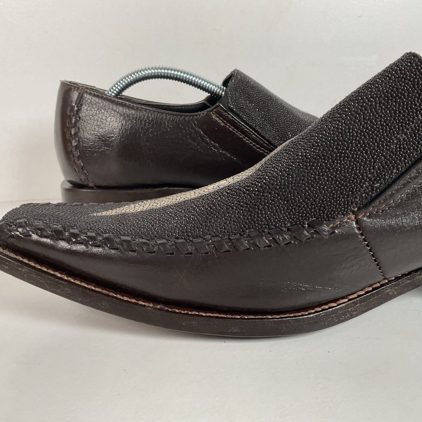 Stingray Mule Clogs | Western | Exotic | Dark Brown | Men’s 9