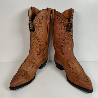 Dan Post Buck Lace Cowboy Work Boots 12 EW Albany Oil Resistant