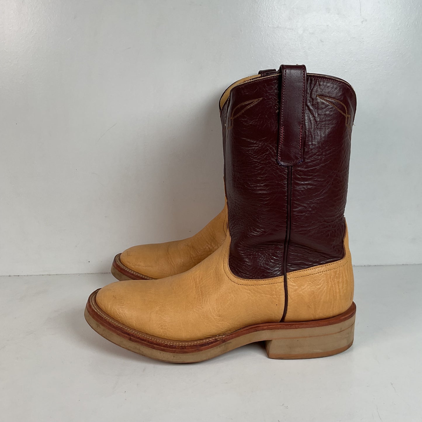 Anderson Bean Crepe Roper Boots 9.5 D USA Made