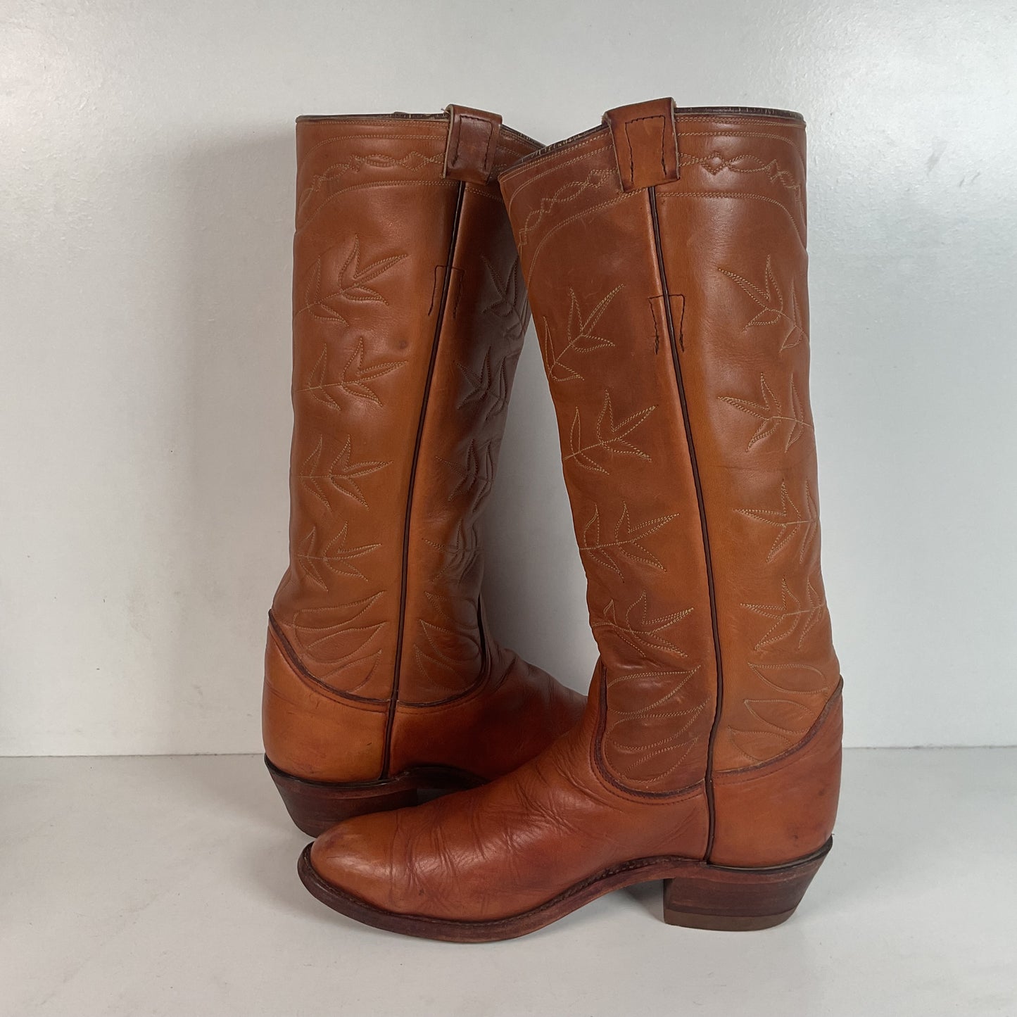 Vintage Tony Lama Tall Top Cowboy Boots | Gold Label | Tall Top | Men’s 9 D