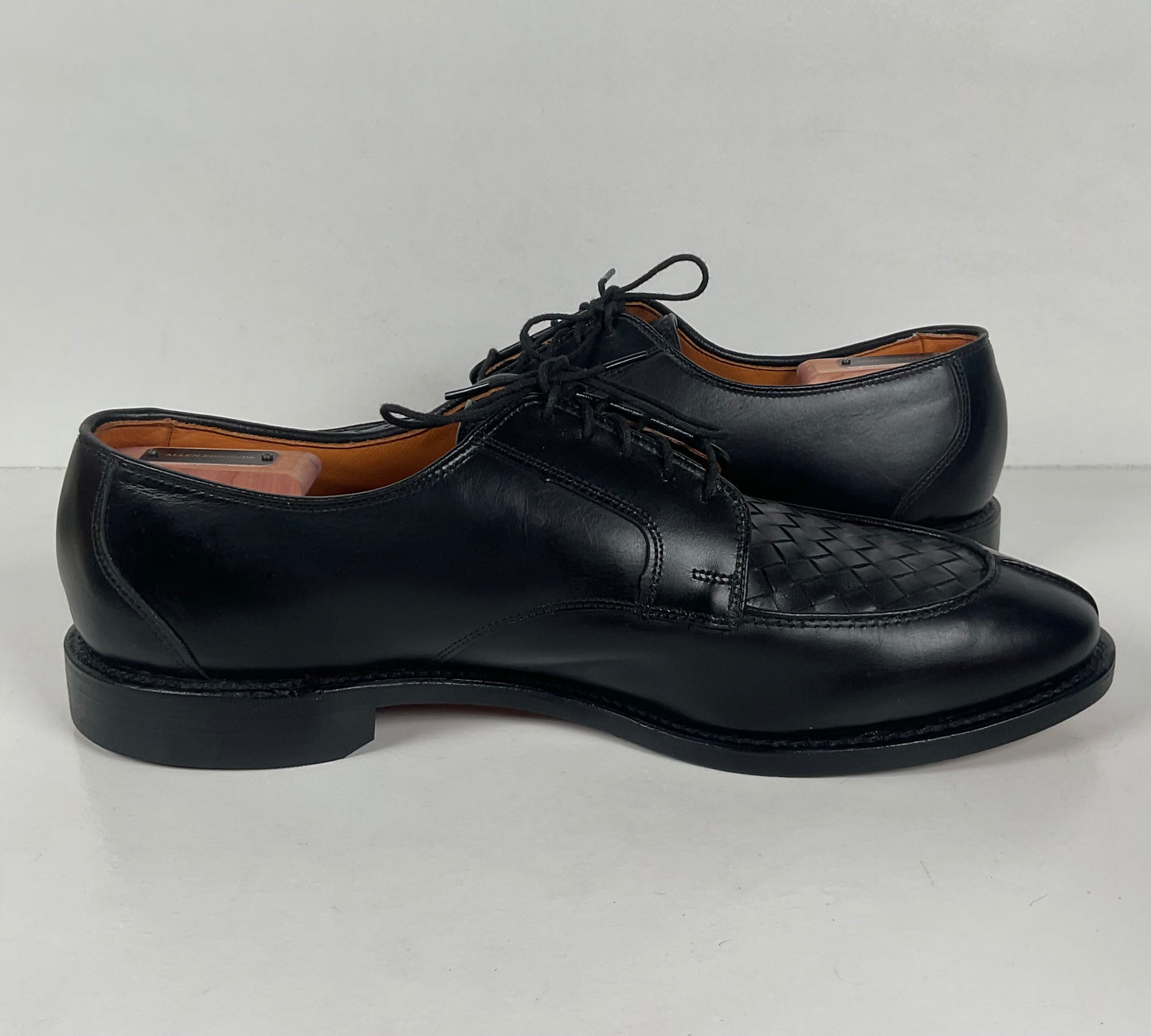 Vintage Allen Edmonds | Hersey Derby Shoes| Basket Weave | Split Toe | Men’s 11