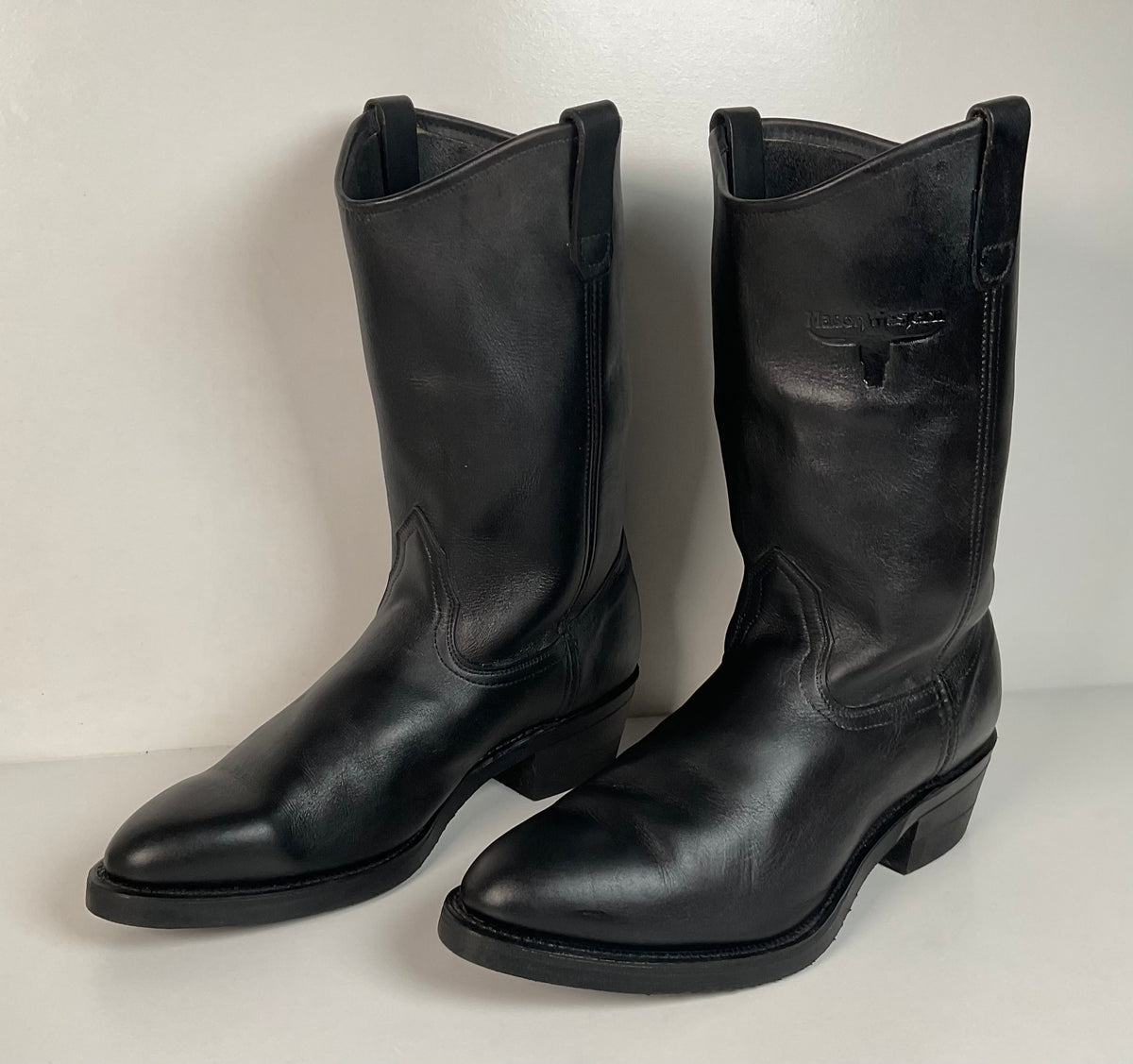 Vintage Mason Chippewa Cowboy Boots | Wellington Soft Toe | USA Made | 11 EE