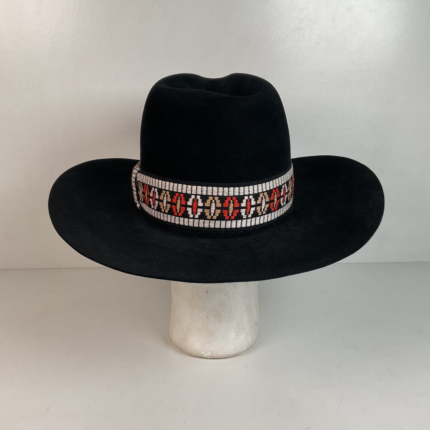 Vintage Sears Western Wear Cowboy Hat 7 1/8 Native Southwestern Headband