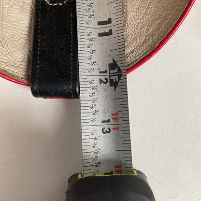 Vintage Dan Post Red Python Snakeskin Cowgirl Boots 7 M USA Made