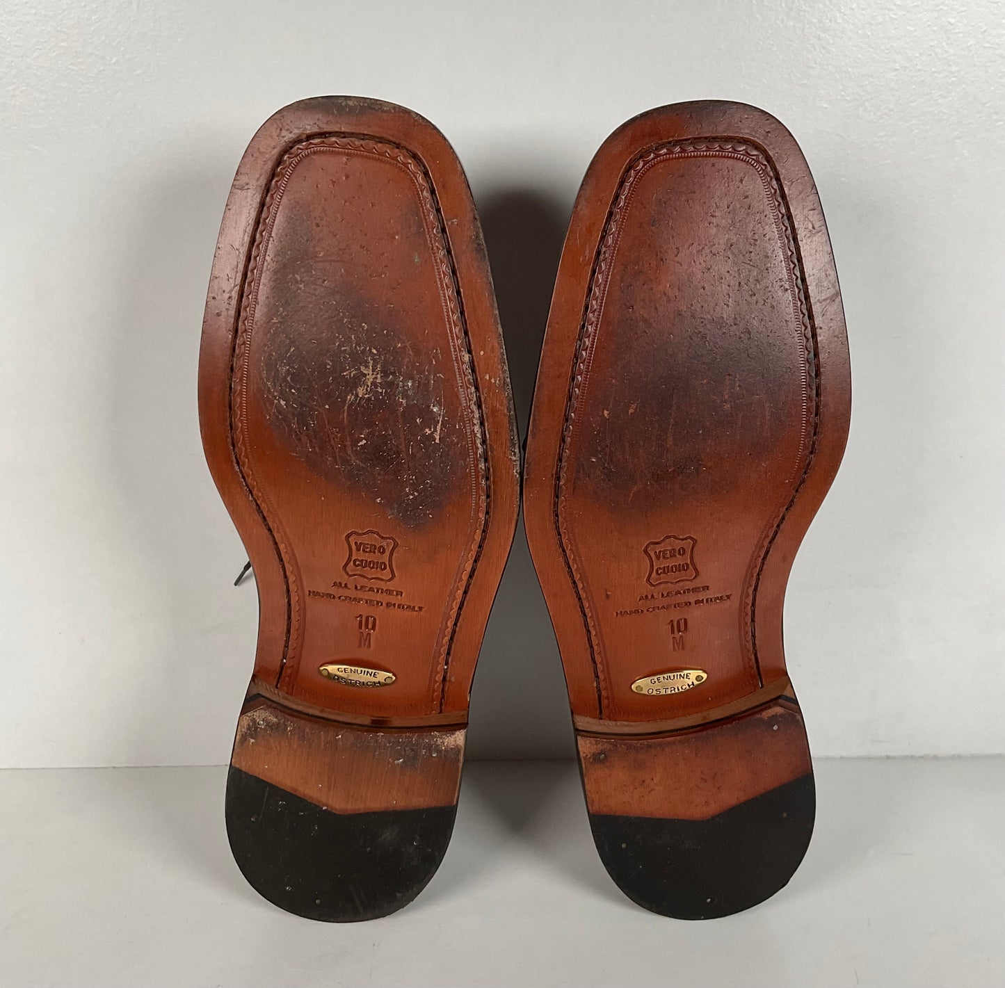 Belvedere Ostrich Leg Derby Shoes | Exotic | Men’s 10 M