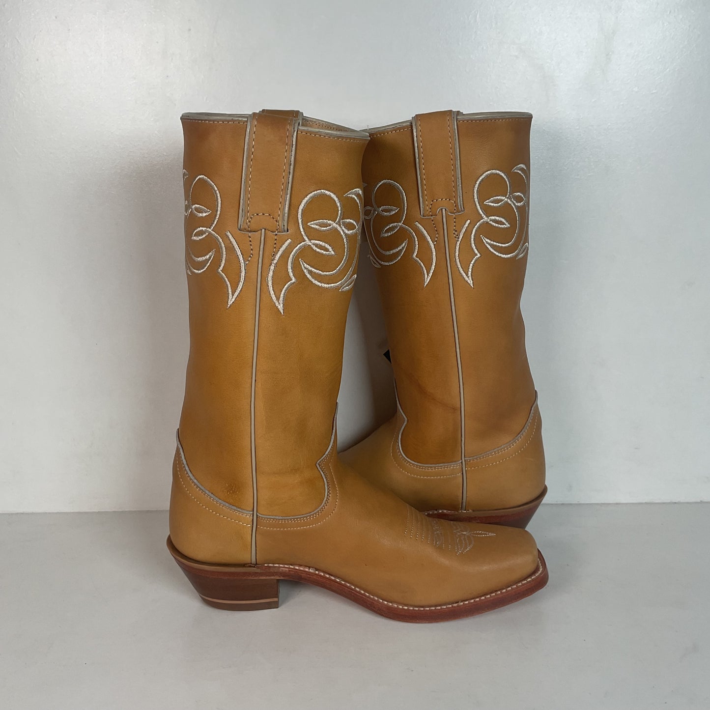 Justin Women’s Banana Campus Western Boots 6.5 B Cutter Toe New With Tags
