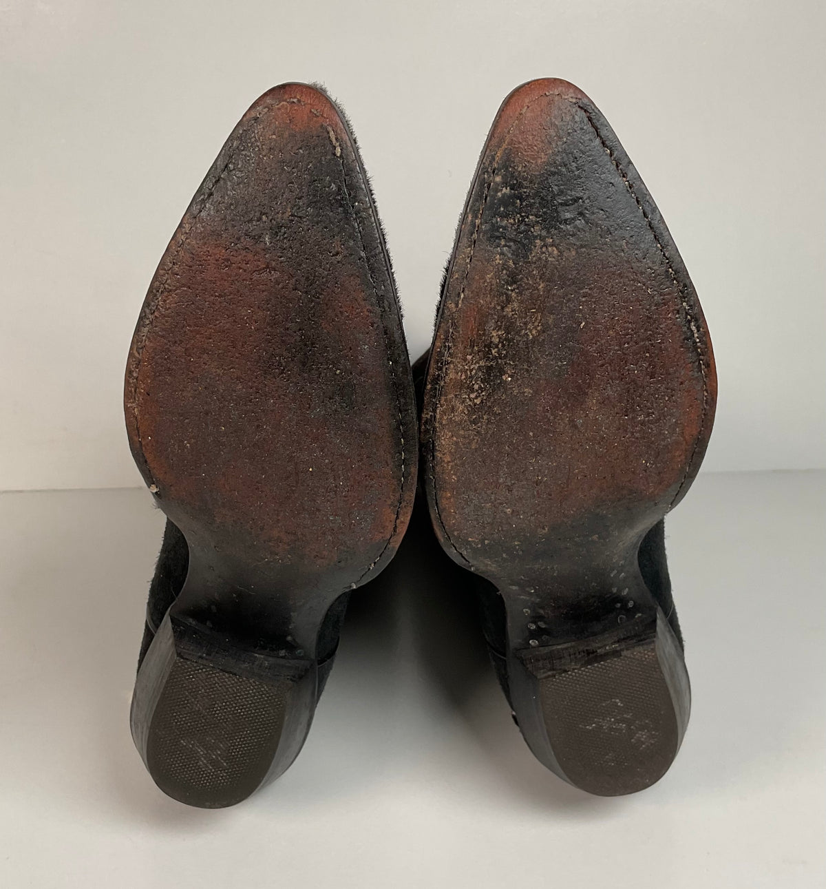 Vintage Larry Mahan Cowboy Boots | Pony Hair on Cowhide | Triad | Men’s 9.5 B