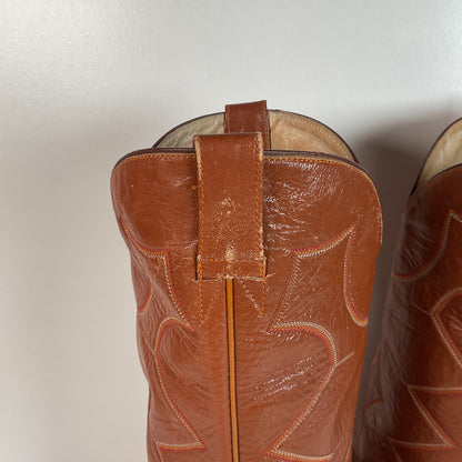 Vintage Anaconda Snakeskin Cowboy Boots | Exotic | Customized | Men’s 10.5
