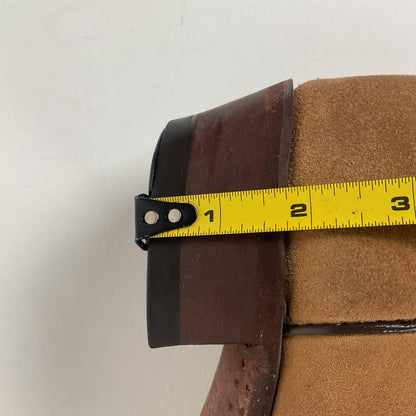 Vintage J. Chisholm Cowboy Boots | Full Suede Rough Out | USA Made | Men’s 9 D