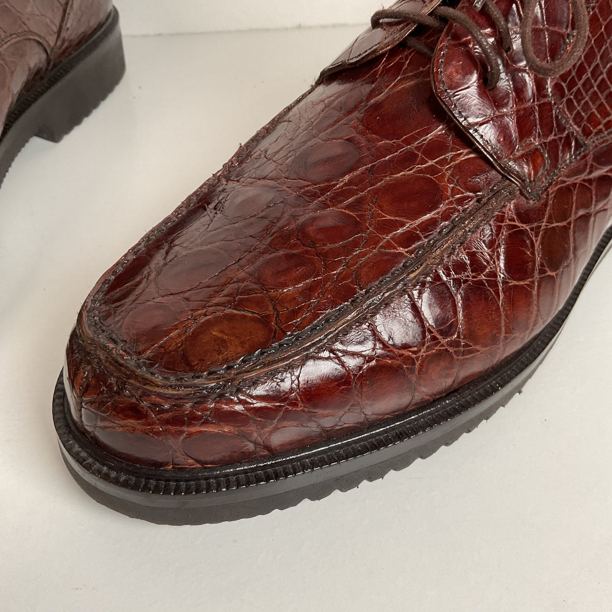 Mezlan Full Crocodile Derby Shoes | Salzburg | Exotic | Men’s 10.5