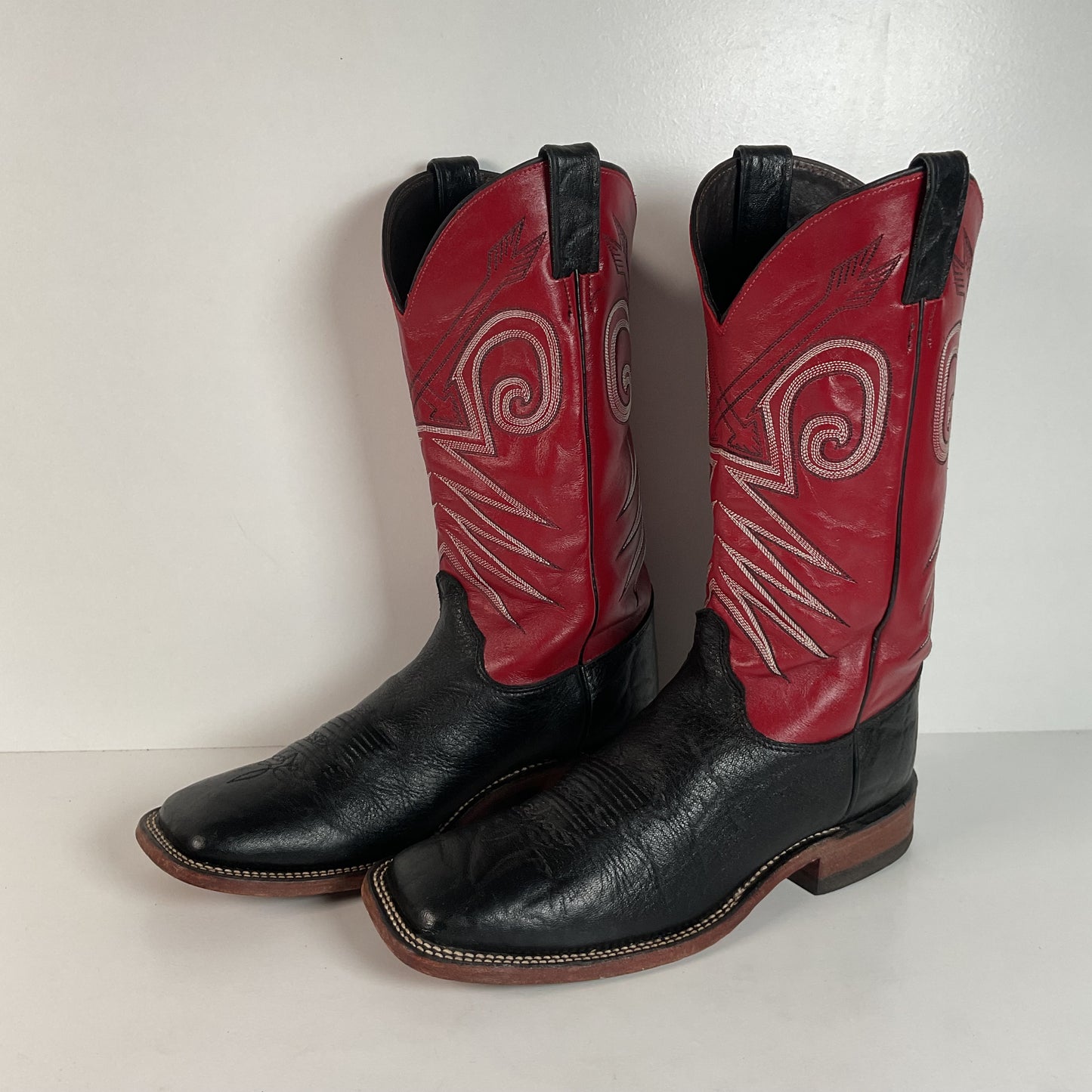 Justin Bent Rail Wildebeest Cowboy Boots | Exotic | USA Made | 10.5 D