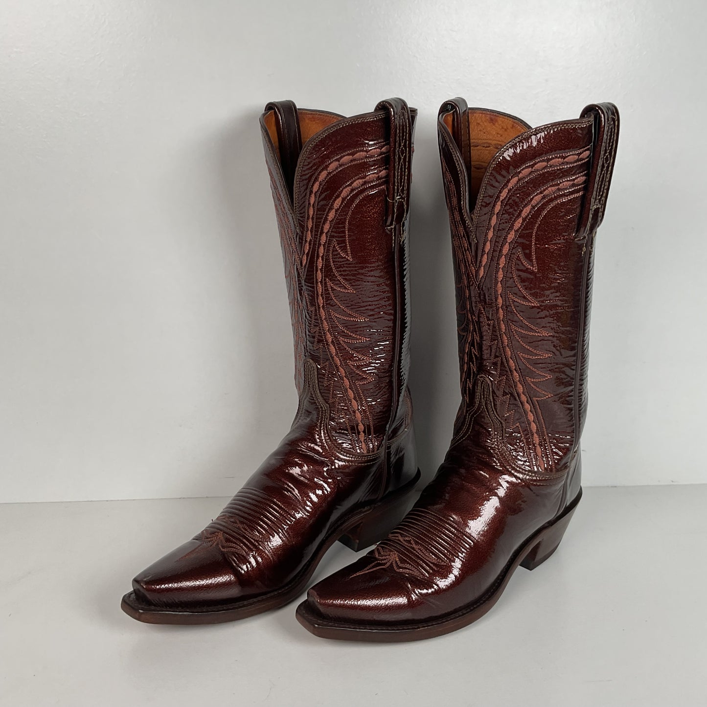 Lucchese 1883 Patent Leather Cowgirl Boots | USA Made | Women’s 6 B