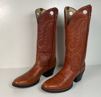 Vintage Morgan Miller Buckaroo Cowboy Boots | Narrow | Men’s 9.5 | Women’s 10.5