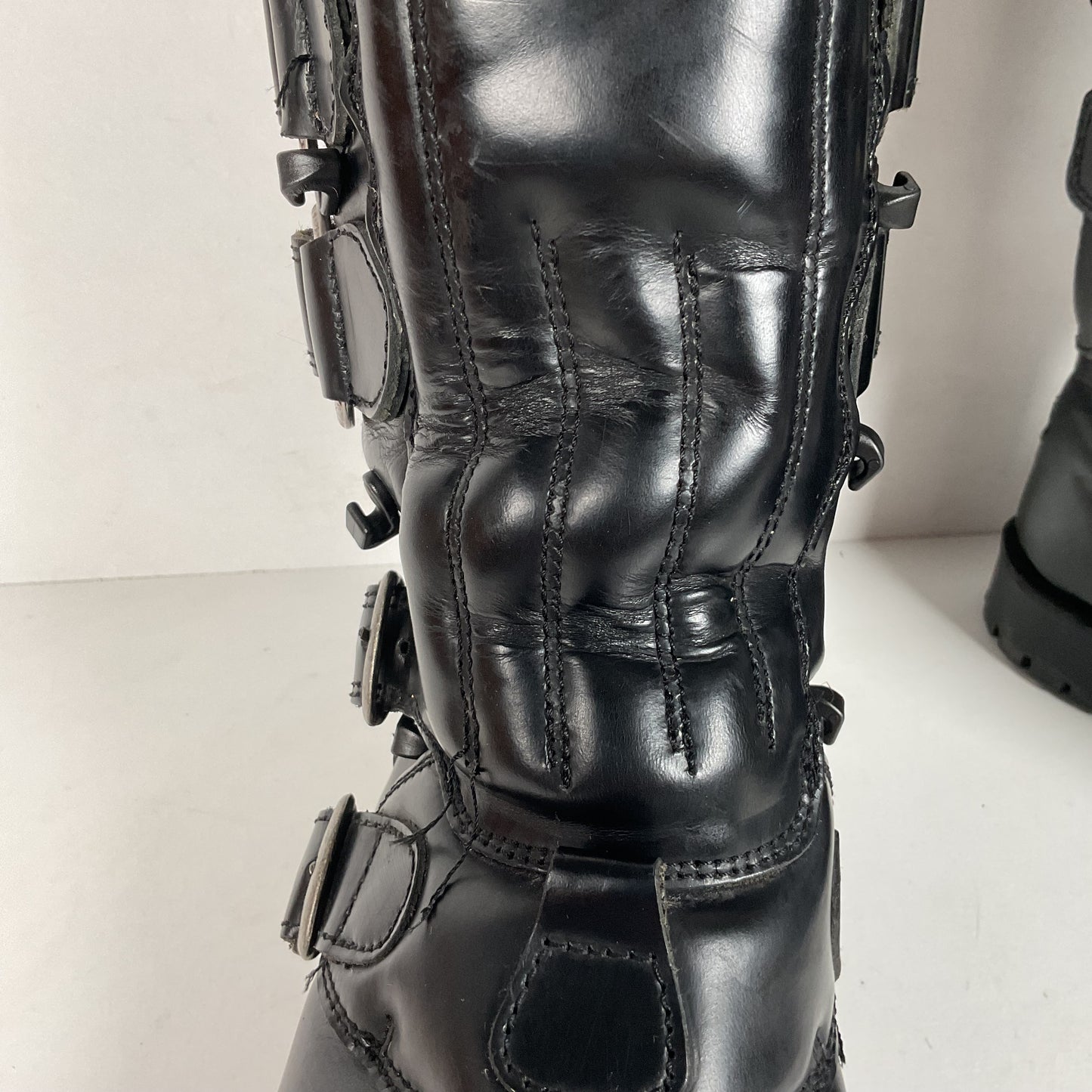 Underground England Gladiator Boots | Quintuple Buckle | UK 10 | US 11