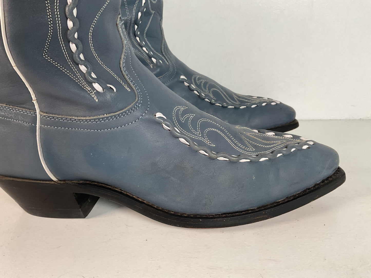 Dan Post Albany Bucklace Cowgirl Boots | Mule Skin | Blue | Women’s 8 M