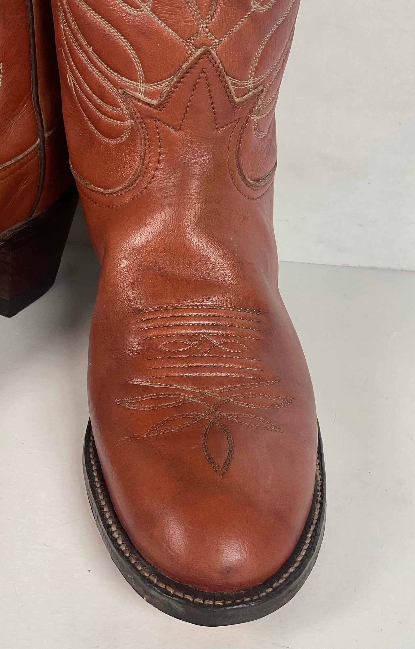 Vintage Tony Lama Tall Cowgirl Boots | Gold Label | Men’s 6.5 C | Women’s 7.5