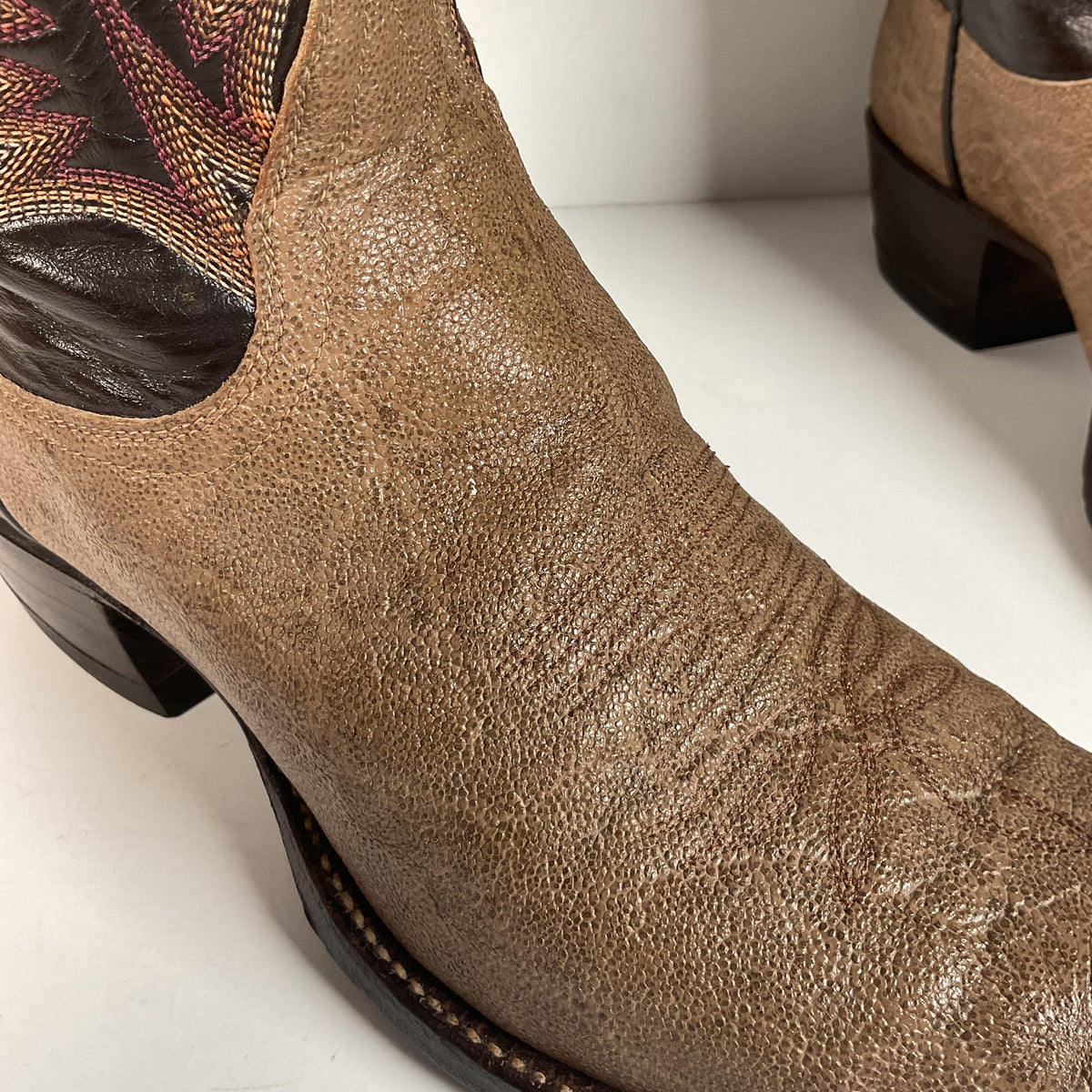 Vintage Tony Lama Elephant Cowboy Boots | Exotic | Gold Label | Men’s 9 D