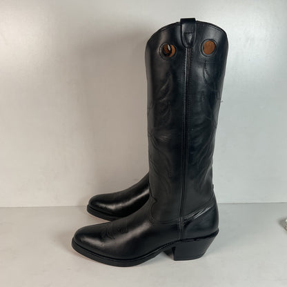 Vintage Double H Tall Buckaroo Cowboy Boots 11 D Old Label USA Made