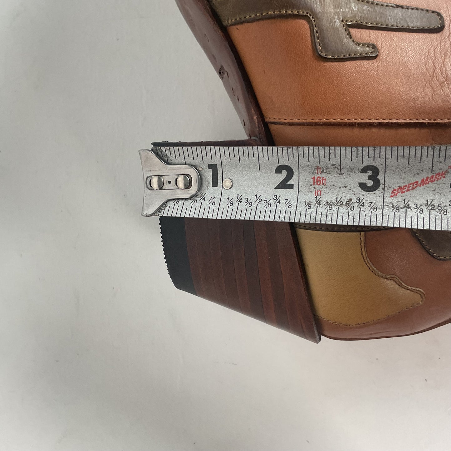 Ranch Road Pee Wee Cowboy Boots | Tooled Desert Inlay | Men’s 8.5 | Women’s 9.5