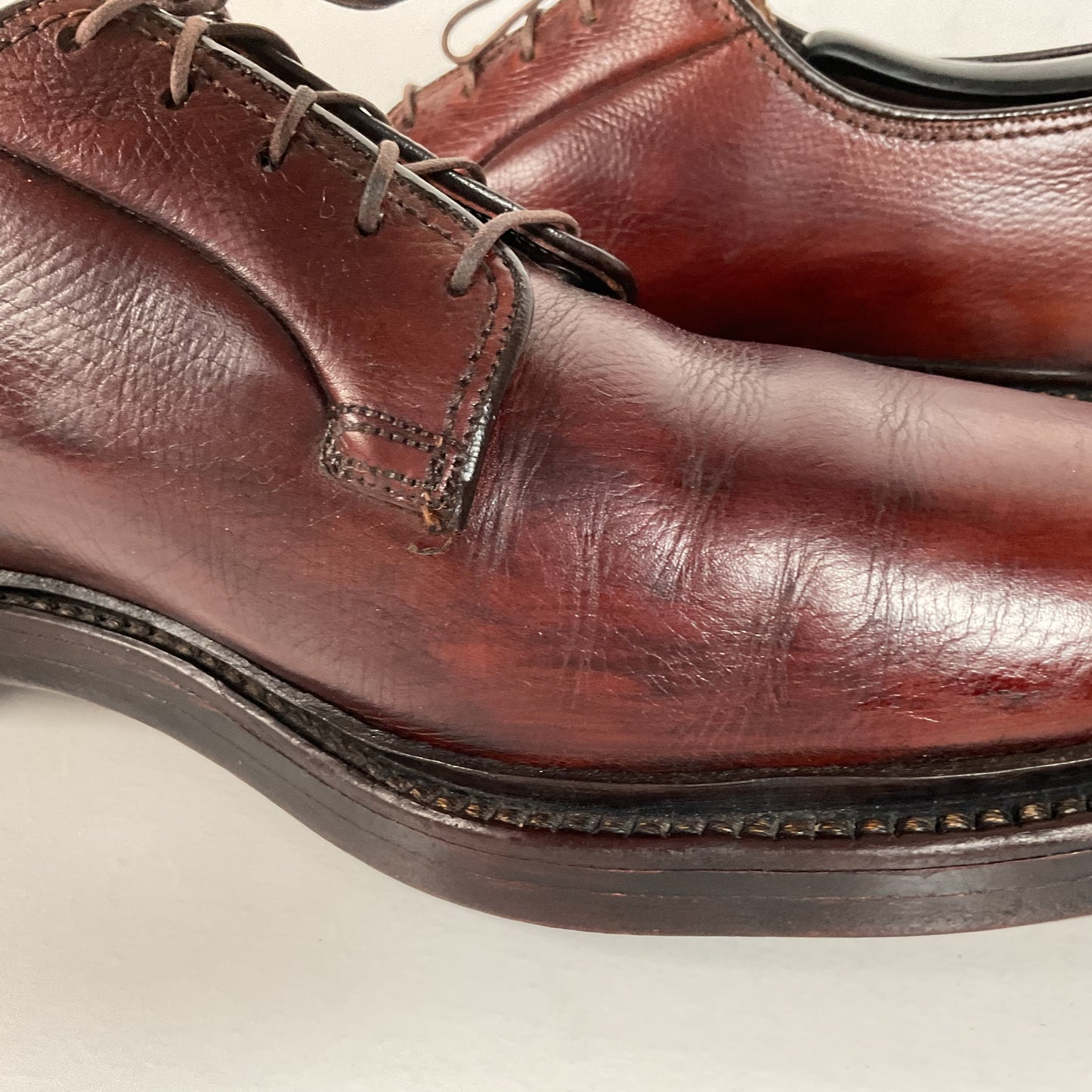 Vintage Florsheim Imperial Kenmoor Derby Shoes | Plain Toe | Men’s 9 D