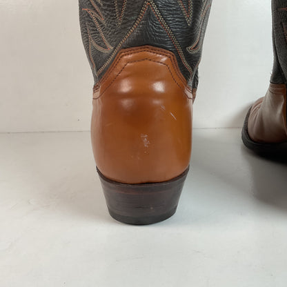 Vintage Justin Cowboy Boots | Calfskin | USA Made | Extra Narrow | Men’s 13 A