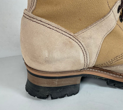 Vintage Georgia Safety Toe Combat Boots | Desert Suede | 5.5 E |Women’s 7