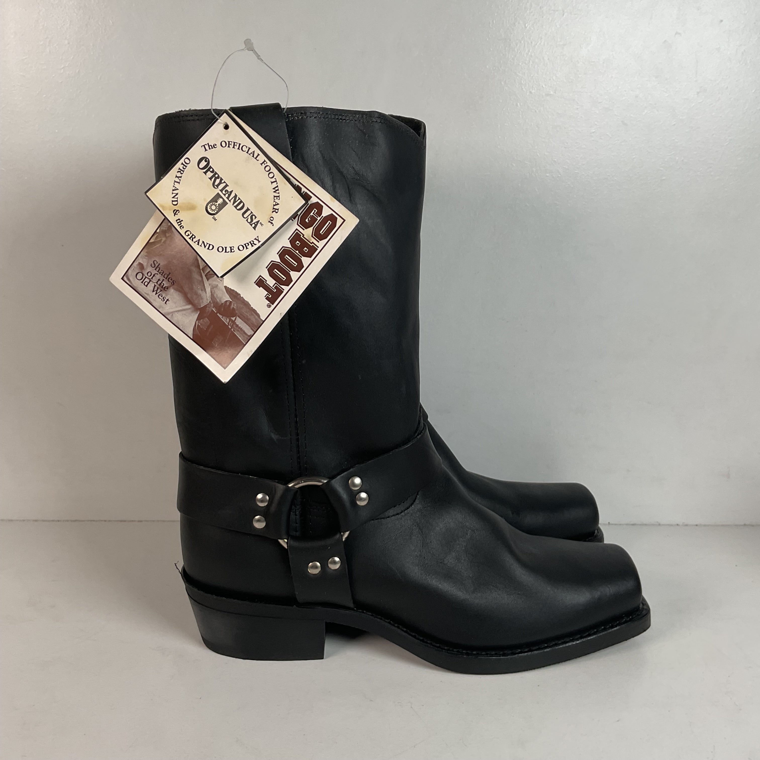 Vintage Durango O-Ring Engineer Boots 11 EE USA Made Harness