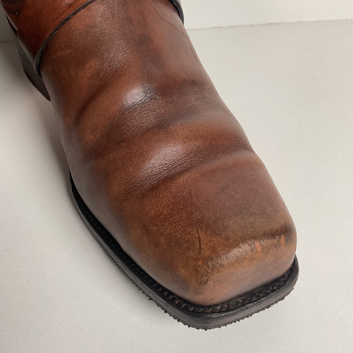 Vintage Frye Black Label | Harness Tanker Boots | Women’s 8 B
