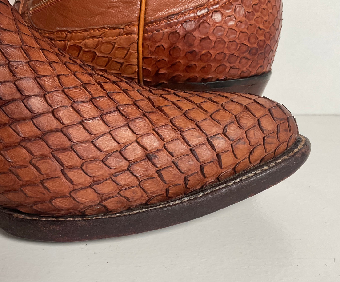 Exotic Anaconda Snakeskin Cowboy Boots Mexico 28.5 | US Men’s 10.5