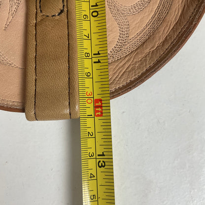 Dan Post Blonde Ostrich Leg Cowboy Boots 9 D Exotic