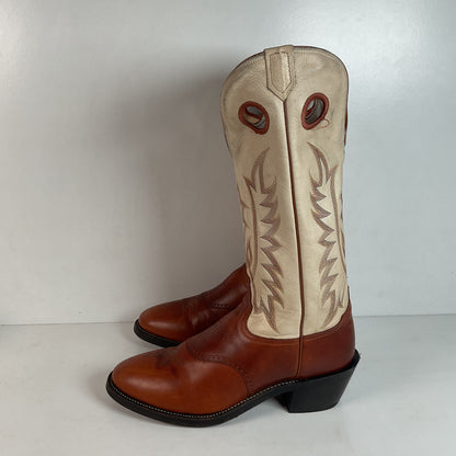 Tony Lama Buckaroo Cowboy Boots 12 D USA Made Sunset Renegade