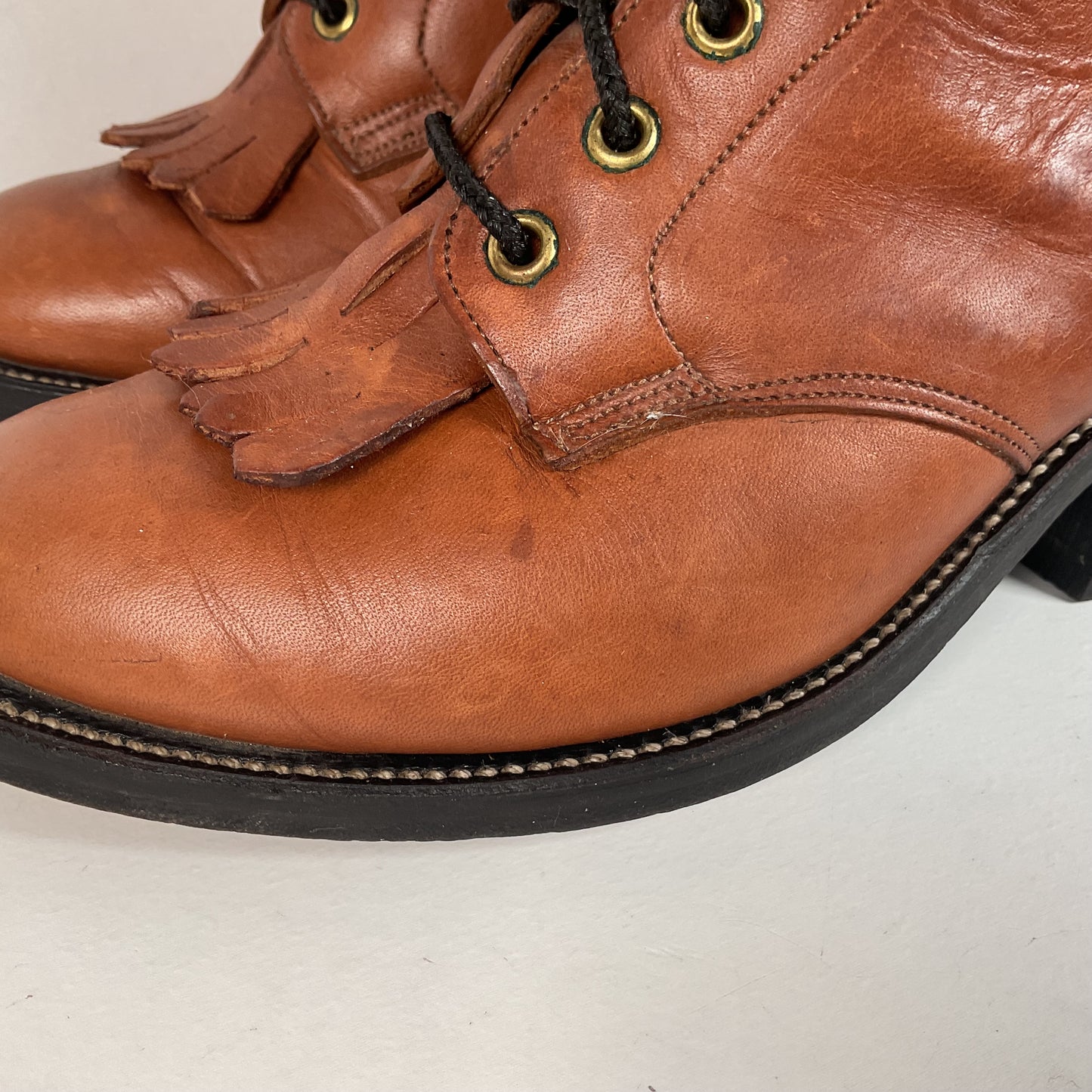 Vintage Olathe Western Packer Boots | USA Made | Men’s 9.5 D