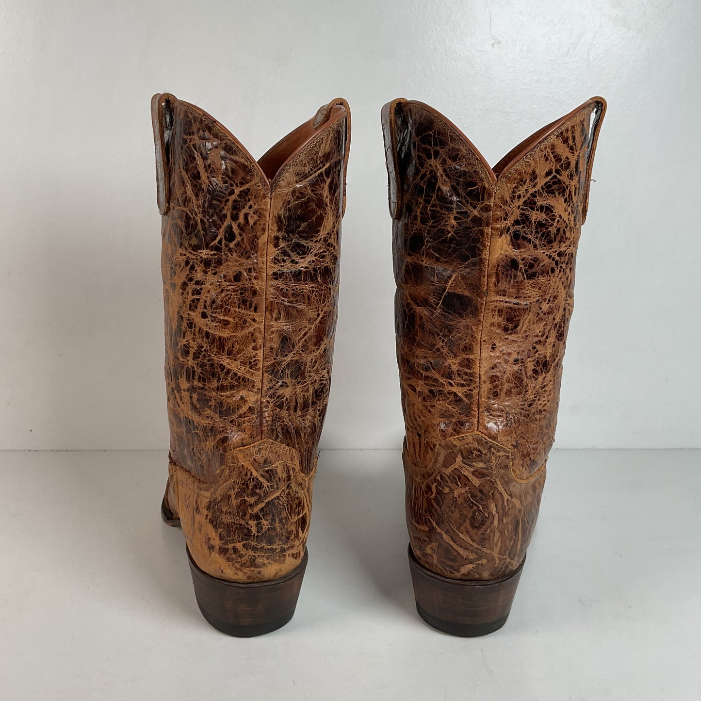 Lucchese Diva Delta Calf Cowgirl Boots 10 B USA Made Retired