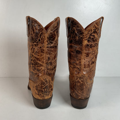 Lucchese Diva Delta Calf Cowgirl Boots 10 B USA Made Retired