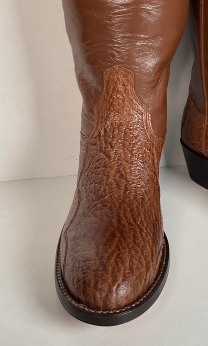 Vintage Laramie Exotic Shark Skin Cowboy Boots Men’s 6 B | Women’s 7 USA Made