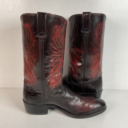 Vintage 1970s Iron Age Thunderbird Cowboy Boots 10.5 D USA Made
