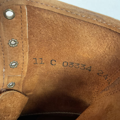 Vintage Wolverine Moc Toe Boots | Pig Skin Suede | USA Made | Men’s 11 C
