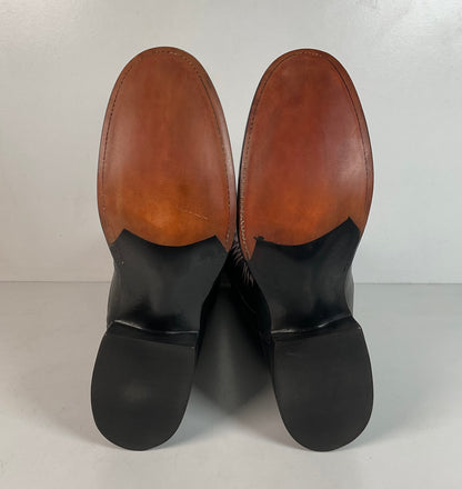 Rios of Mercedes Cowboy Boots Men’s 9.5 B (Narrow) Black Buffalo Calf