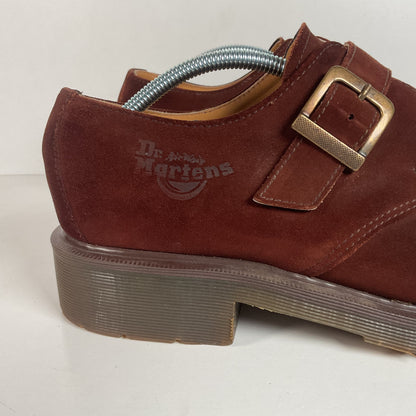 Vintage Dr. Martens Monk Strap Loafers | Suede | Brown | 10 UK | 11 US