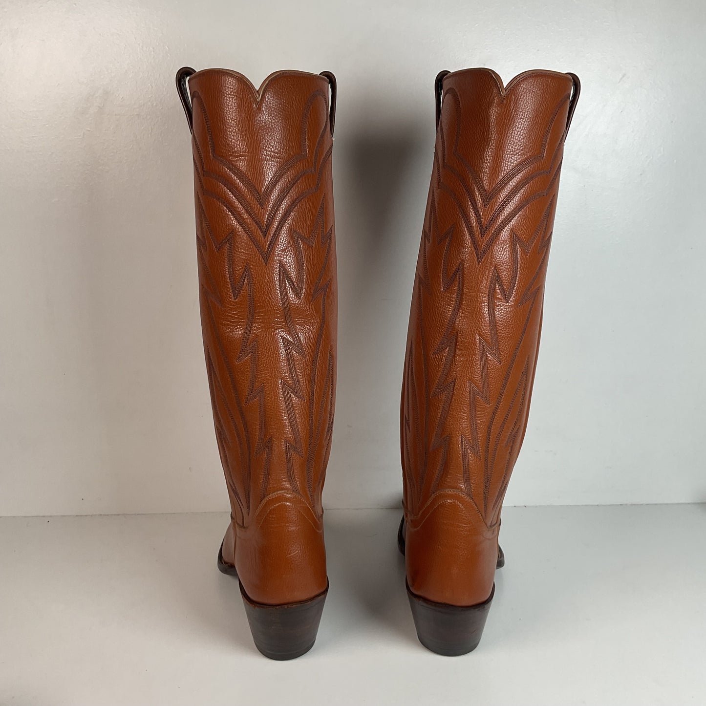 Jack Rowin Custom Cowboy Boots Men’s 9.5 Tall Stove Top Buckaroo
