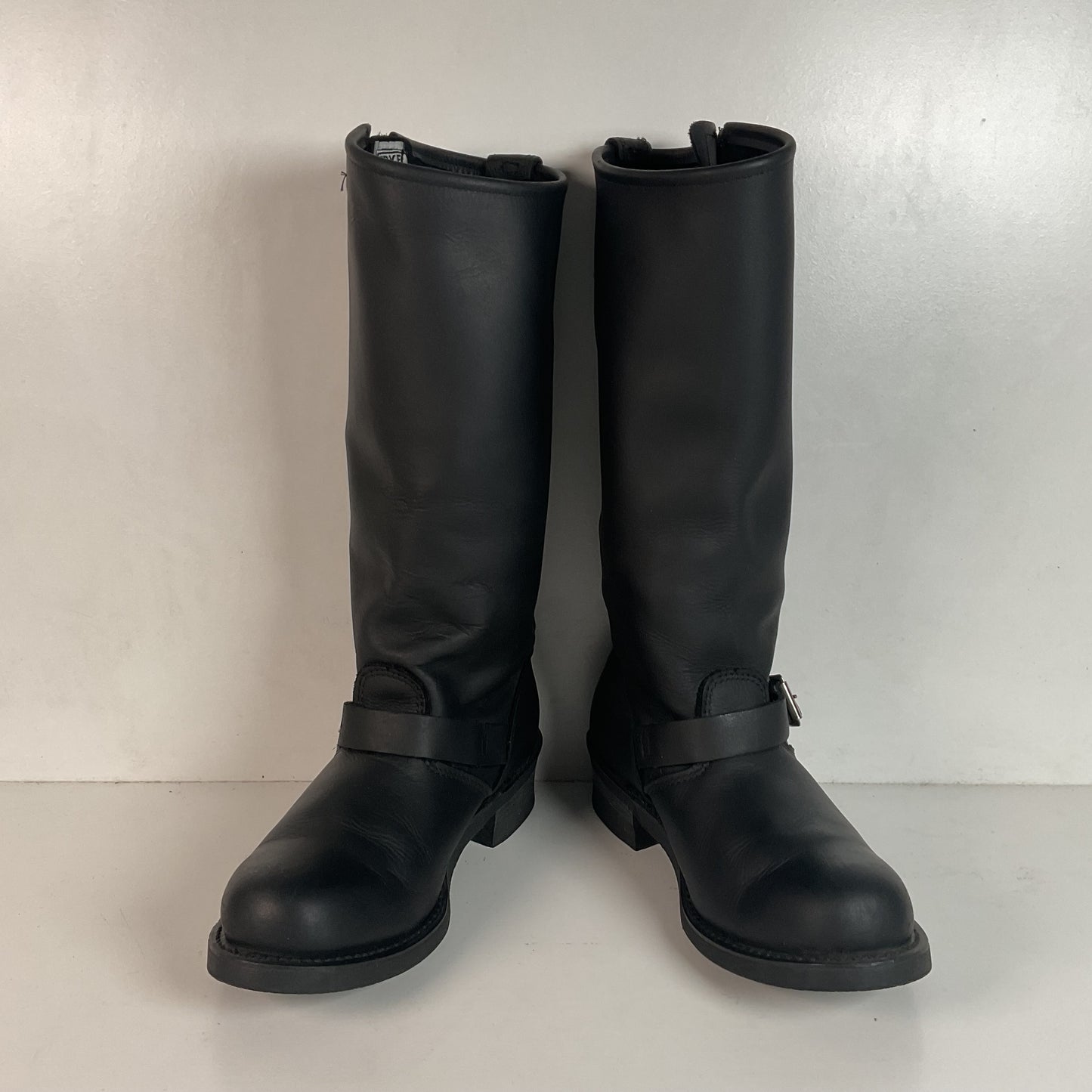 Frye Women’s 16R Tall Black Engineer Boots 7.5 M USA Made