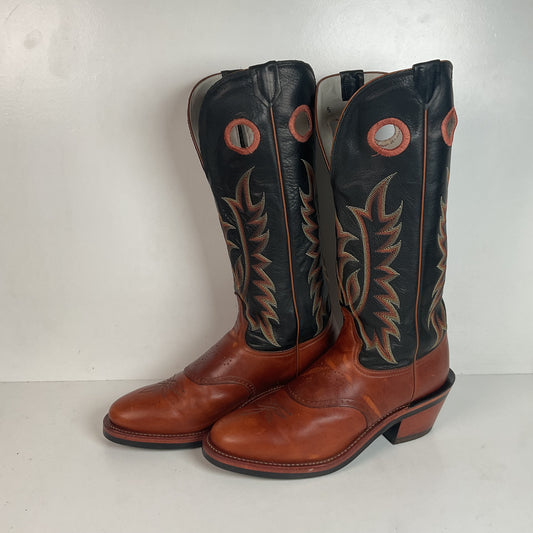 Tony Lama Renegade Buckaroo Cowboy Boots 11 D USA Made