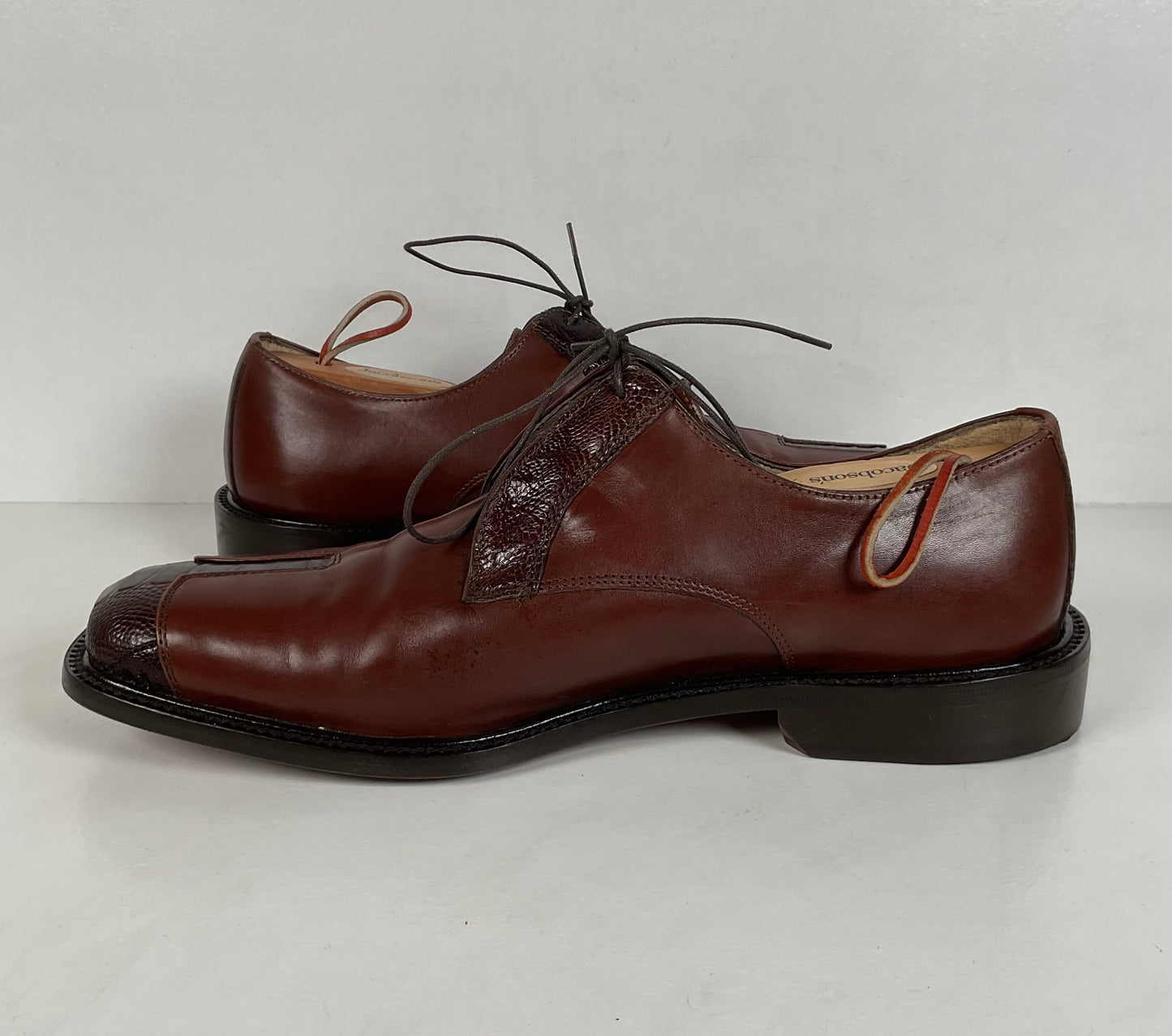Belvedere Ostrich Leg Derby Shoes | Exotic | Men’s 10 M