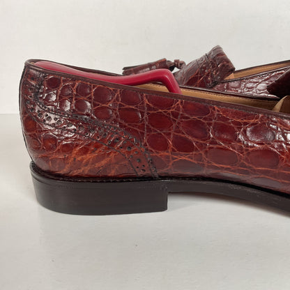 Vintage Foster Rainey Tassel Loafers | Full Crocodile | Exotic | Men’s 12